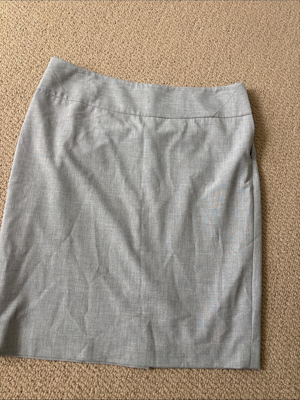 The Limited Light Gray Pencil Skirt